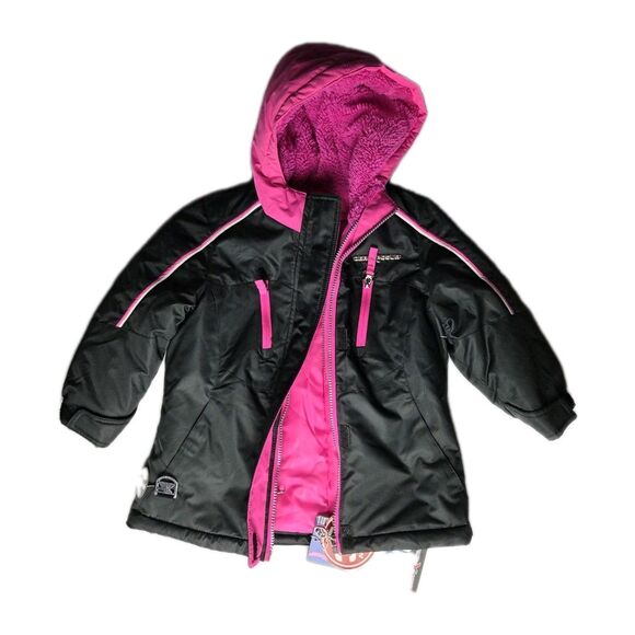 Zeroxposur 3-in-1 WINTER Snow JACKET Ski GIRLS Sz 4-5 XS Black Pink NEW W/ TAGS - Picture 6 of 13
